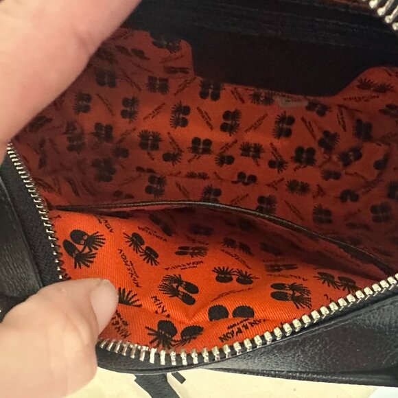 MIN & MON Marino Medium Crossbody Black Leather Bag NWOT - Picture 7 of 8